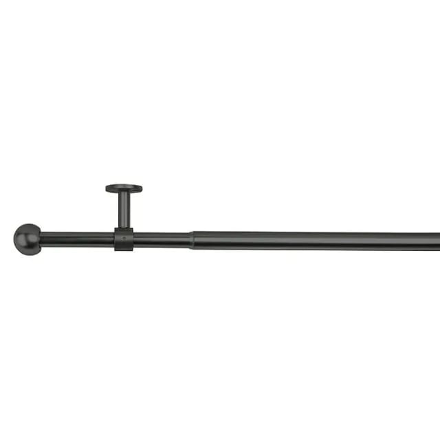 Komplettgarnitur 2in1 (Schwarz, 160 cm - 280 cm, Metall, Ausziehbar)