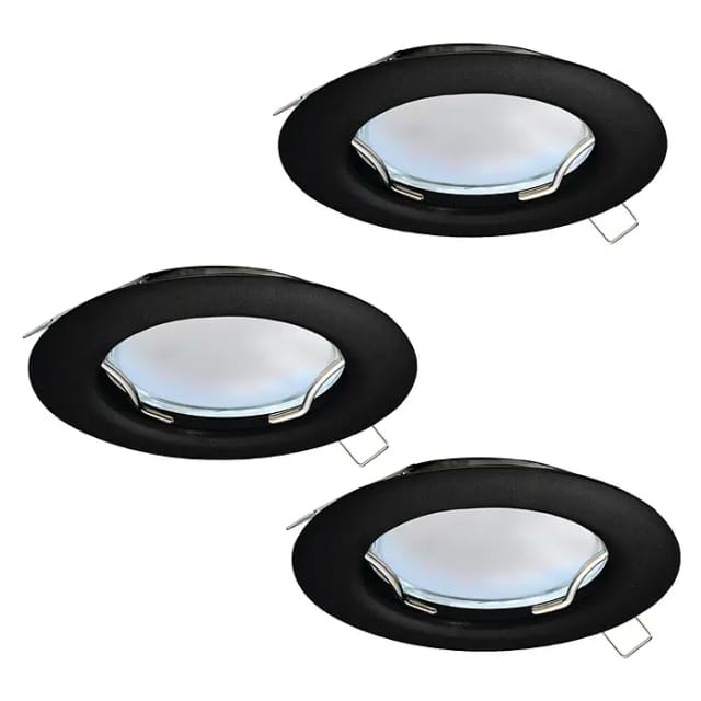 Eglo LED-Einbauleuchte PENETO (Warmweiß, Durchmesser: 7,8 cm, 3 Stk.)