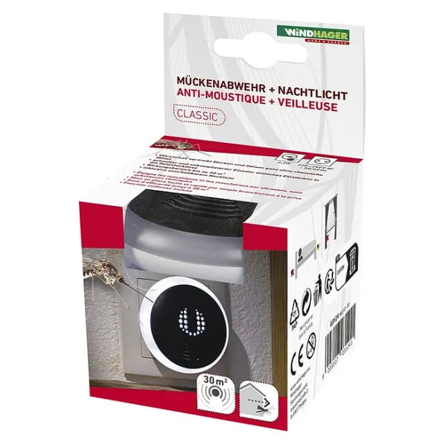 Windhager Stechmückenschutz + Nachtlicht Classic (Wirkungsbereich: 30 m²)