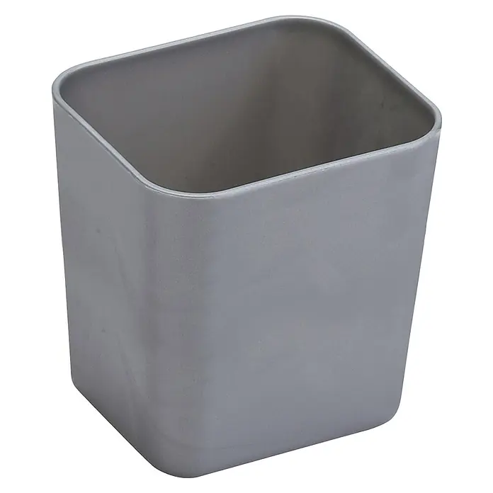 Sunware Aufbewahrungsbox Q-Line Basket (L x B x H: 7 x 6 x 7,6 cm, Kunststoff, Metallfarbig)