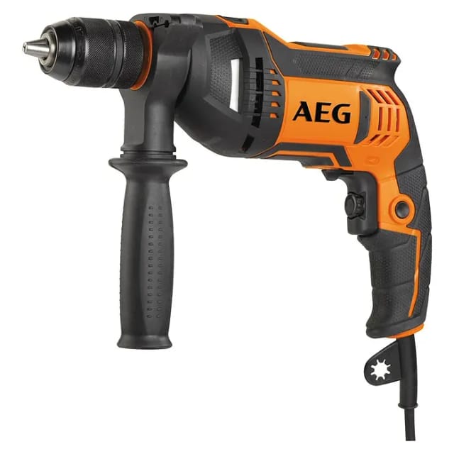 AEG Schlagbohrmaschine SBE 750 RE (750 W, Schnellspannbohrfutter)