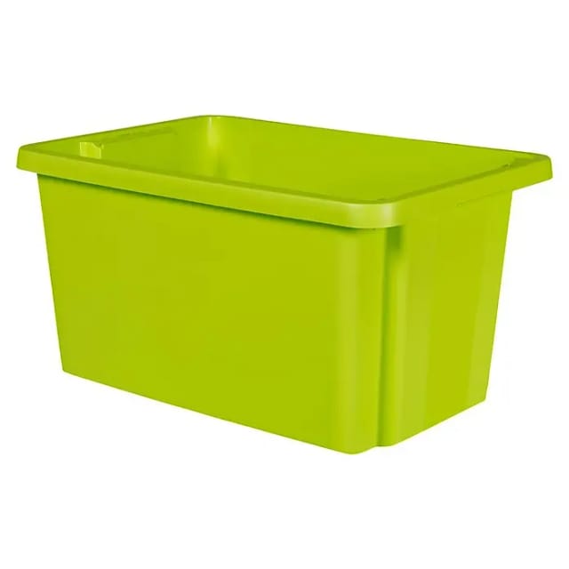 Curver Aufbewahrungsbox Essentials (L x B x H: 39 x 56 x 29 cm, Kunststoff, Grün)