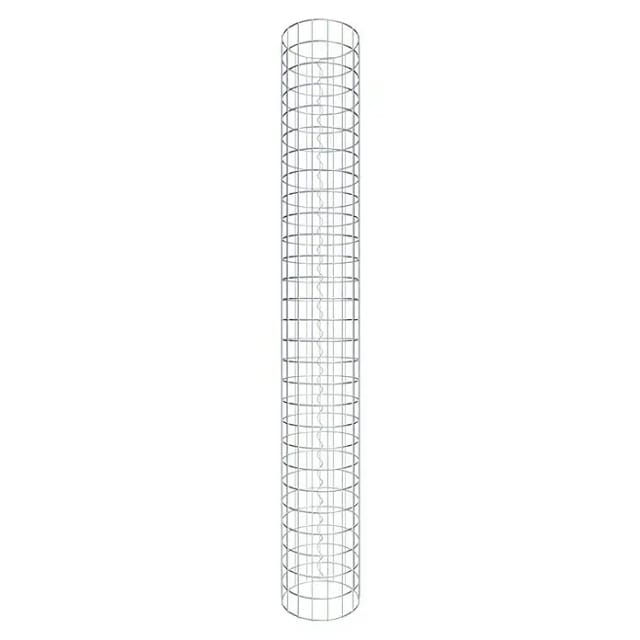 Gabiona Gabionensäule (Durchmesser: 27 cm, Höhe: 140 cm, Stahl, Maschenbreite: 50 mm, Maschenhöhe: 50 mm)