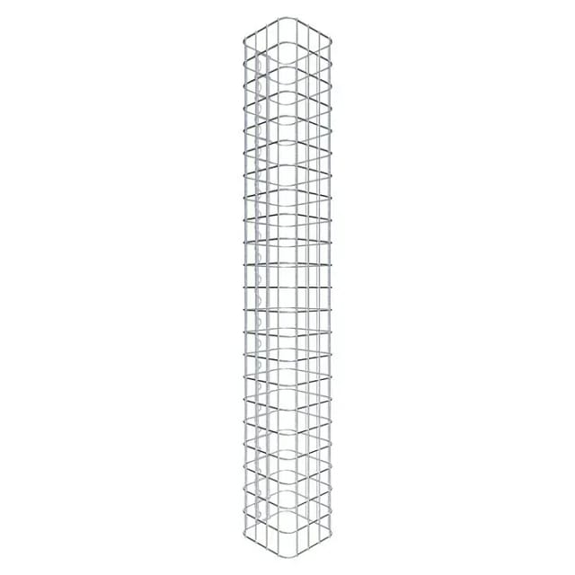 Gabiona Gabionensäule (22 x 22 x 110 cm, Stahl, Maschenbreite: 50 mm, Maschenhöhe: 50 mm)