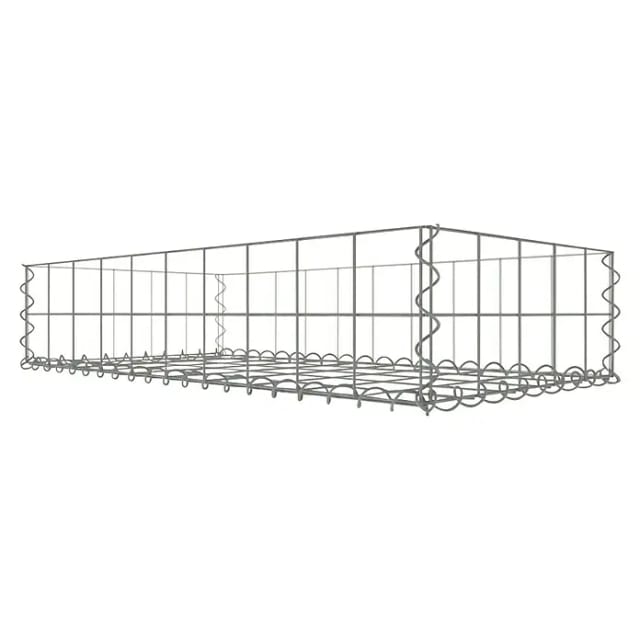 Gabiona Gabione (100 x 50 x 20 cm, Stahl, Maschenbreite: 100 mm, Maschenhöhe: 100 mm, Bepflanzbar)