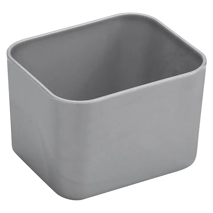 Sunware Aufbewahrungsbox Q-Line Basket (L x B x H: 7 x 6 x 4,8 cm, Kunststoff, Metallfarbig)