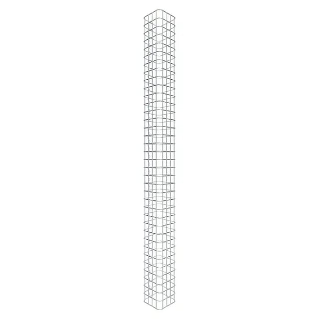 Gabiona Gabionensäule (22 x 22 x 180 cm, Stahl, Maschenbreite: 50 mm, Maschenhöhe: 50 mm)