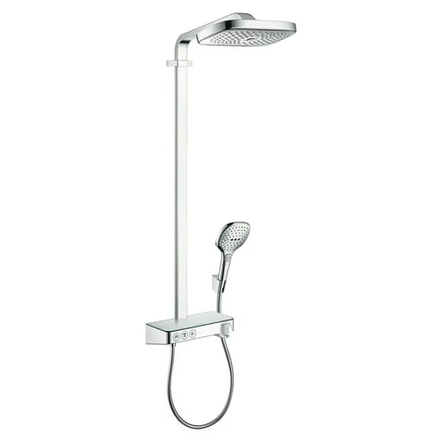 Hansgrohe Raindance Select E Duschsystem 300 (Mit Thermostatarmatur, Anzahl Strahlarten: 4 Stk., Chrom)