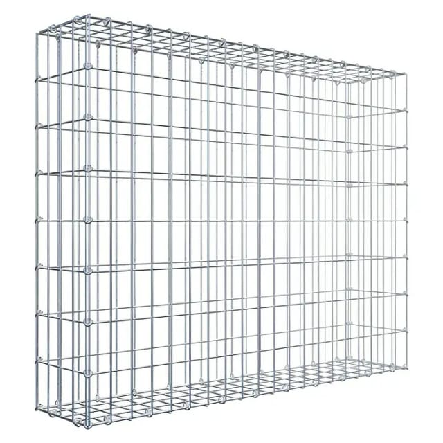 Gabiona Gabione (100 x 20 x 80 cm, Stahl, Maschenbreite: 50 mm, Maschenhöhe: 100 mm)