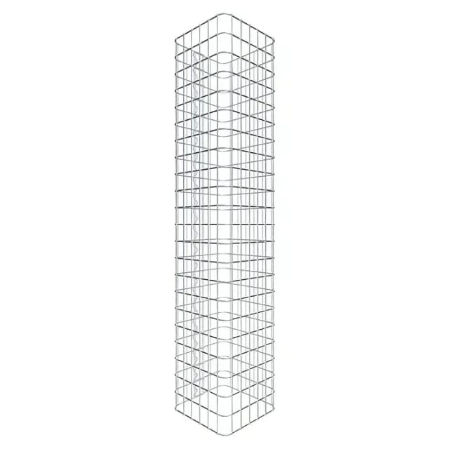 Gabiona Gabionensäule (32 x 32 x 110 cm, Stahl, Maschenbreite: 50 mm, Maschenhöhe: 50 mm)