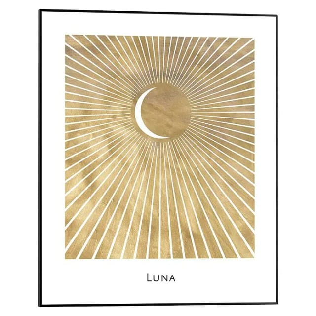 Reinders Bild Slim Frame Black (Moon, B x H: 40 x 50 cm)