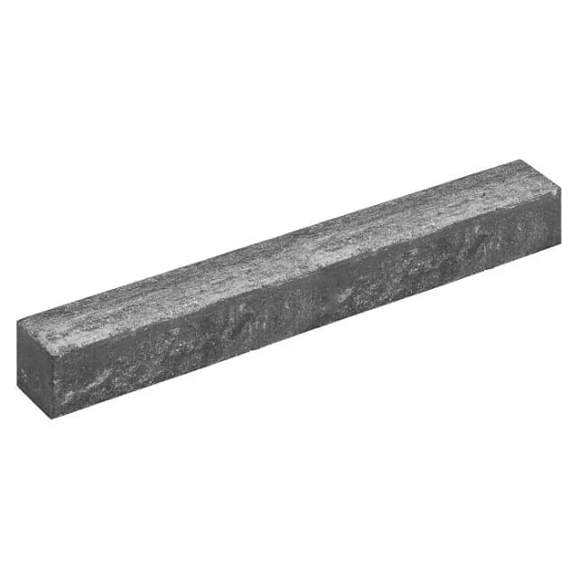 Diephaus Palisade / Mauerstein Laredo (80 x 10 x 10 cm, Weiß/Schwarz, Beton)