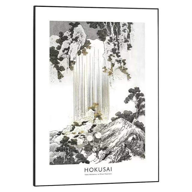 Reinders Bild Slim Frame Black (Hokusai Art, B x H: 50 x 70 cm)
