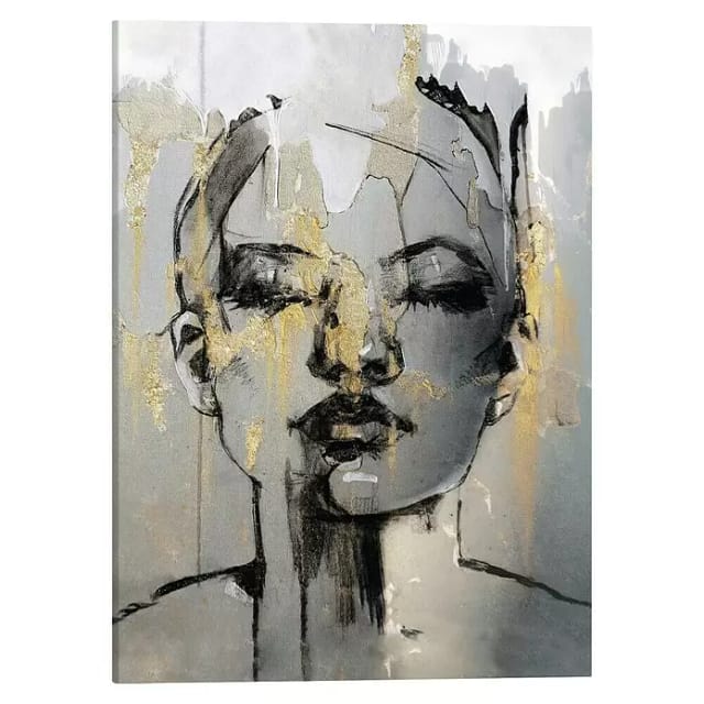 Reinders Leinwandbild Giclee on Canvas (Golden Face, B x H: 50 x 70 cm)