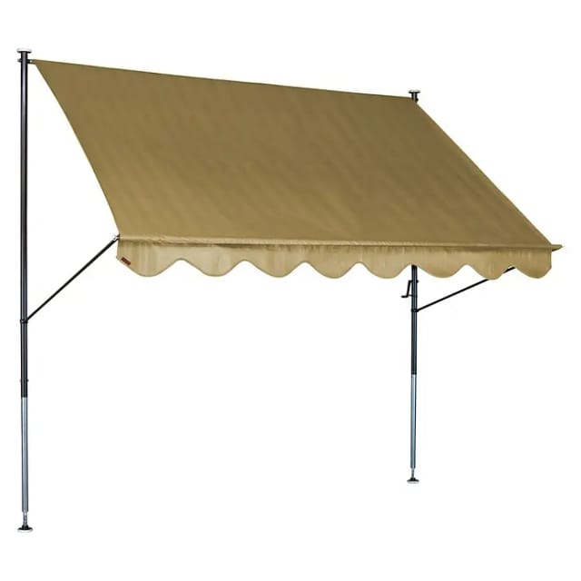 Angerer Klemmmarkise Standard Uni (Beige, Breite: 2 m, Ausfall: 1,5 m)