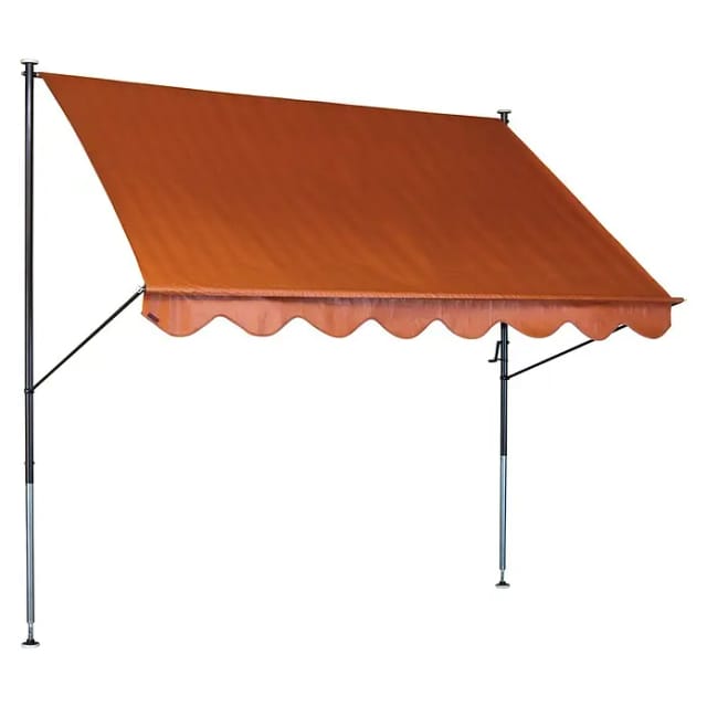 Angerer Klemmmarkise Standard Uni (Terracotta, Breite: 2 m, Ausfall: 1,5 m)