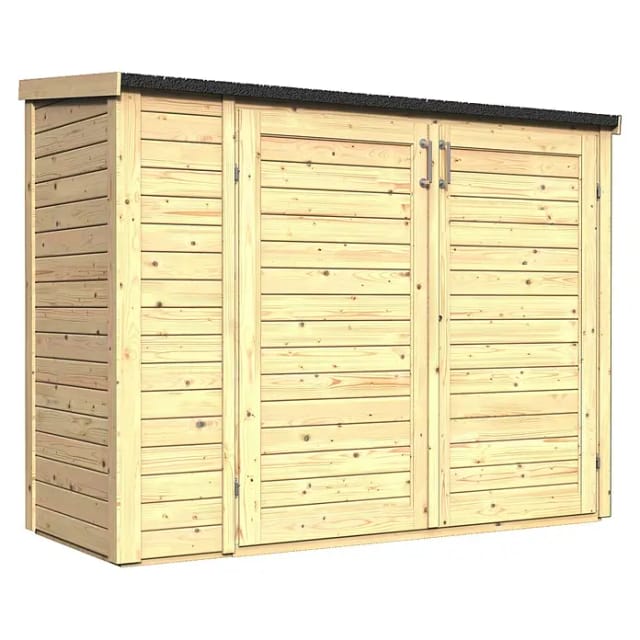 Bertilo Geräteschrank Multibox 3 (82 x 200 x 163 cm, Natur)