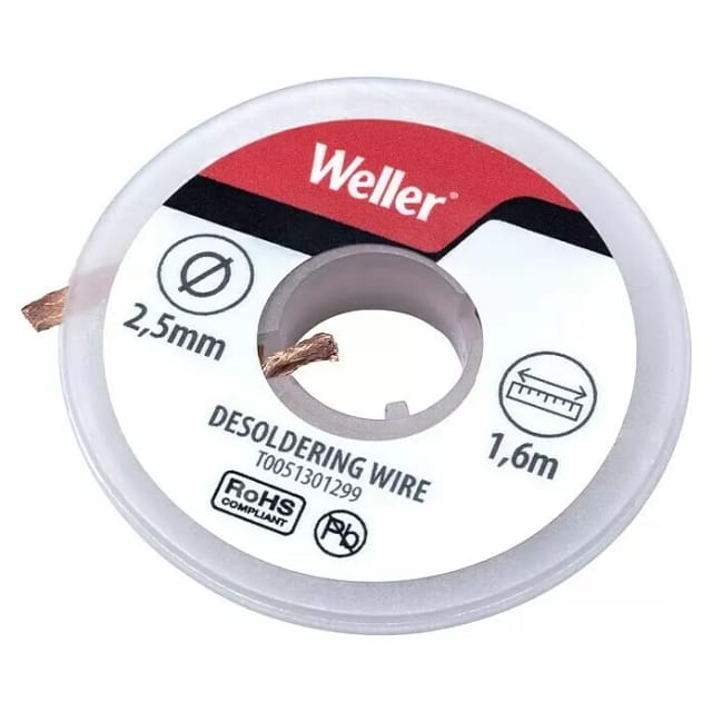 Weller Entlötlitze (Durchmesser: 2,5 mm)