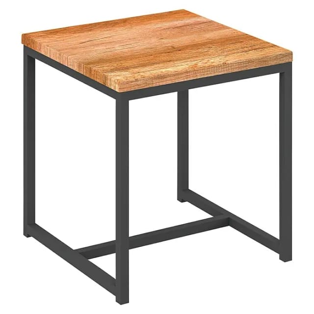 Astor Tree Badhocker (B x H: 43,5 x 46 cm, Eiche/Schwarz)