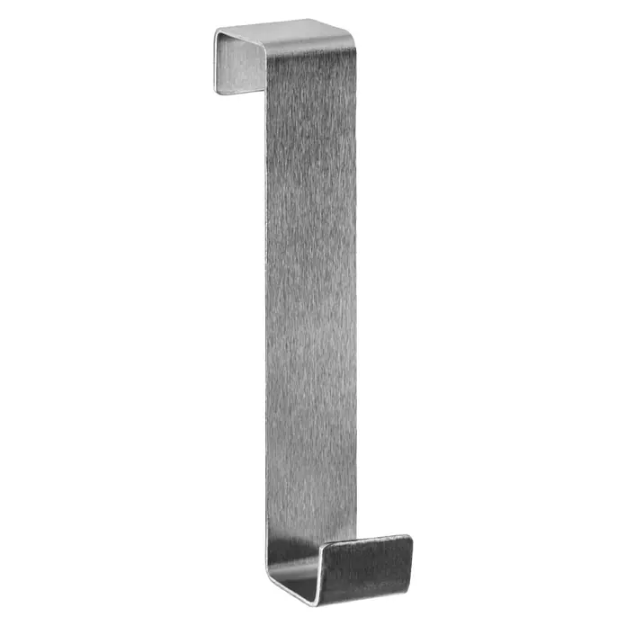 Walteco Türhaken (L x B x H: 40 x 18 x 100 mm, Edelstahl, 1 Stk.)