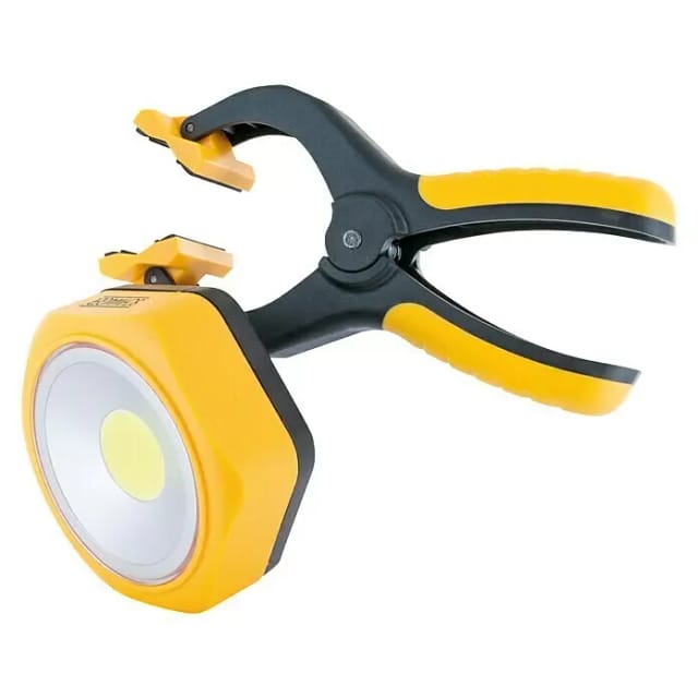 Schwaiger LED-Klemmleuchte (Batteriebetrieben, 250 lm, Lichtfarbe: Tageslichtweiß, IP20)