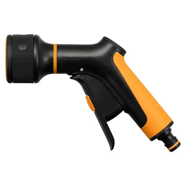 Fiskars Sprühpistole Multi mit Frontregler (Anzahl Sprühformen: 3 Stk.)