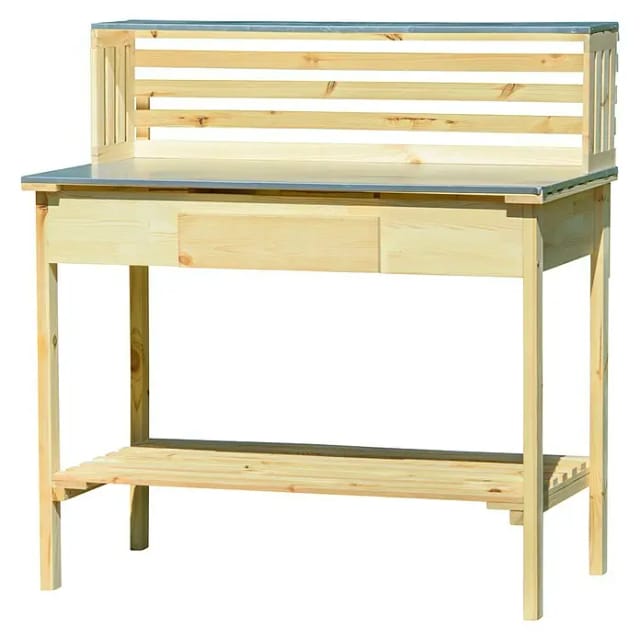 Dobar Pflanztisch Buche (L x B x H: 117 x 62 x 124 cm)