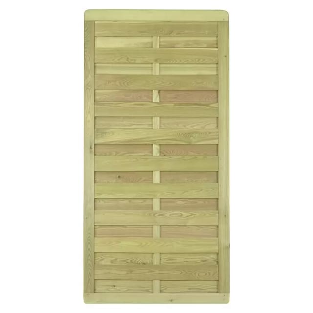 T & J Sichtschutzelement Baikal (90 x 180 cm, Holz, Natur)