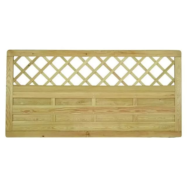 T & J Sichtschutzelement Baikal (B x H: 180 x 90 cm, Holz, Natur)