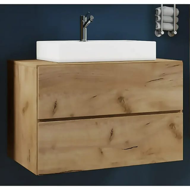 VCM Lendas Badmöbel-Set (61 cm, Honig-Eiche)