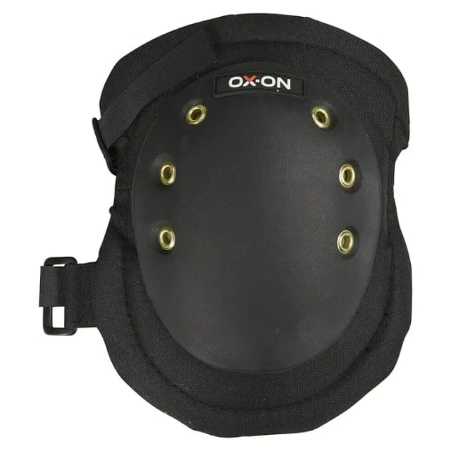 OX-ON Knieschoner Kneepads w/Plastic Cap Comfort (Schwarz, Schalenform)