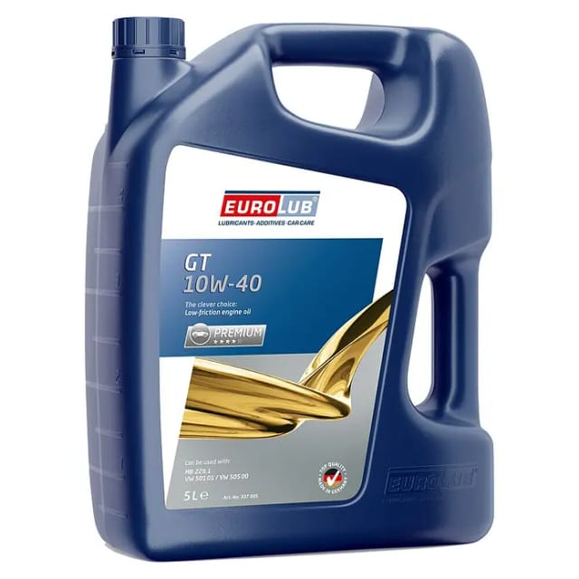 EuroLub Leichtlaufmotorenöl GT (10W-40, A3, 5 l)
