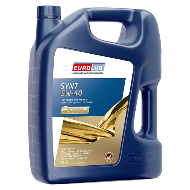 EuroLub Hochleistungsmotorenöl SYNT (5W-40, A3/B4, 5 l)