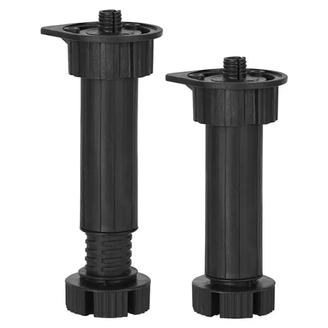 Rei Möbelfuß SW (Durchmesser: 3,4 cm, Höhenverstellung: 13,5 cm - 20 cm, Kunststoff, 4 Stk.)