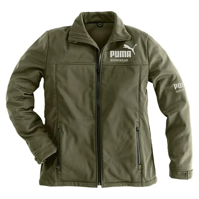 Puma Workwear Softshell-Jacke Champ (Olive/Carbon, M)
