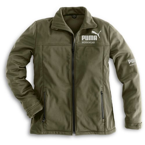 Puma Workwear Softshell-Jacke Champ (Olive/Carbon, XXL)