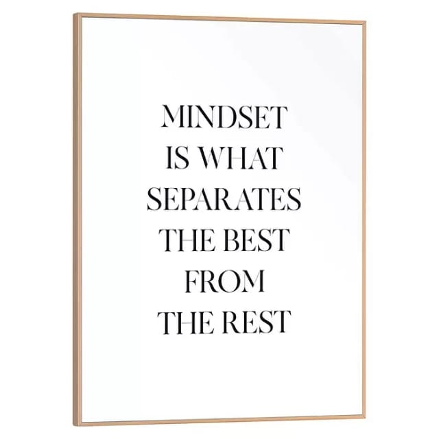 Reinders Bild Slim Frame Wood (Mindset, B x H: 30 x 40 cm)