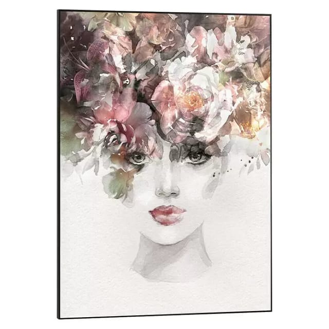 Reinders Bild Slim Frame Black (Aquarel Beauty, B x H: 50 x 70 cm)