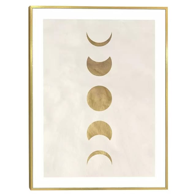 Reinders Bild Slim Frame Gold (Moonphases, B x H: 30 x 40 cm)