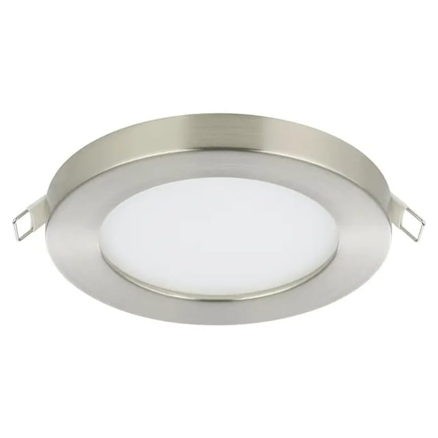 Eglo LED-Einbauleuchte FUEVA FLEX (5,5 W, Nickel-matt, Warmweiß)