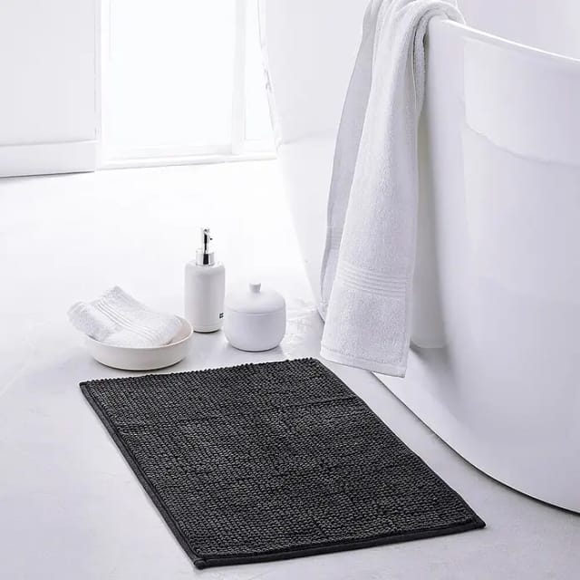 Badteppich Bubble (40 x 60 cm, Schwarz, 100% Polyester)