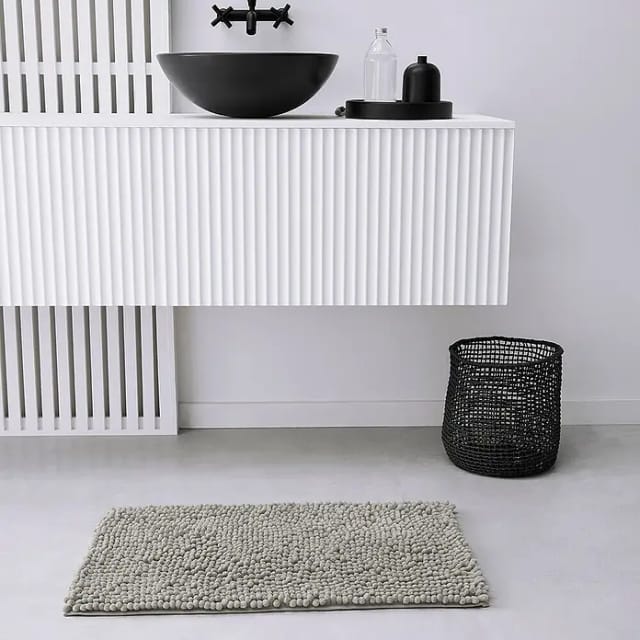 Badteppich Bubble (45 x 75 cm, Dune, 100% Polyester)