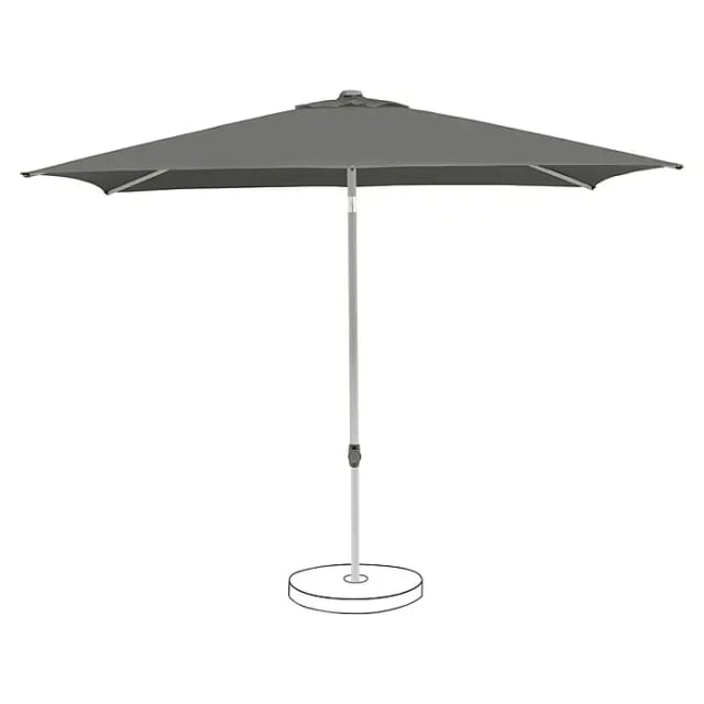 Suncomfort Marktschirm Pop Up (Steingrau, Bespannungsmaß (L x B): 200 x 250 cm)