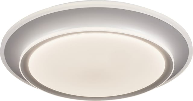 MegaLight LED-Deckenleuchte rund Galatea (45 W, Ø x H: 50 x 7,5 cm, Weiß, Mehrfarbig)