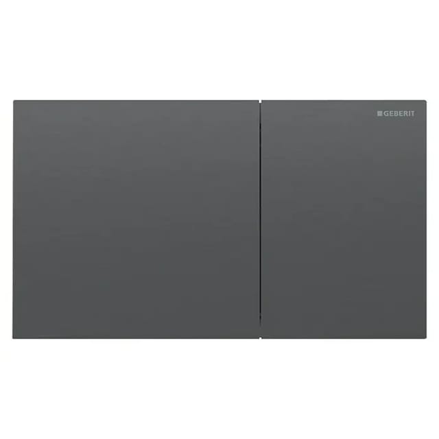 Geberit Betätigungsplatte Sigma 70 - 115622QD1 (Schwarzchrom, 2-Mengen-Spülung, Edelstahl)