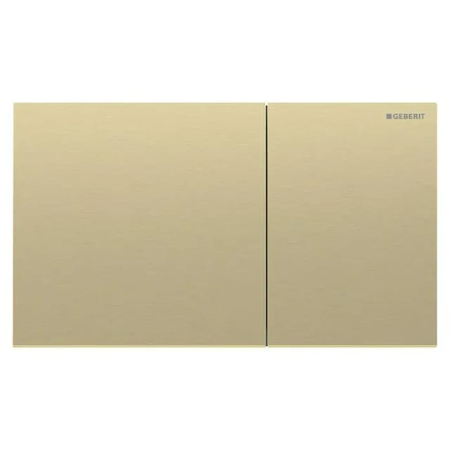 Geberit Betätigungsplatte Sigma 70 - 115622QF1 (Messing, 2-Mengen-Spülung, Edelstahl)