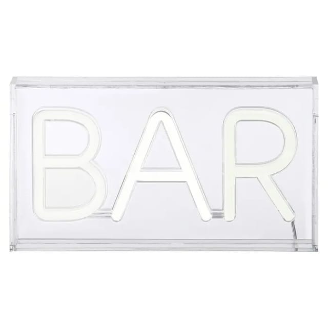 Just Light LED-Dekoleuchte Neon Bar (Neon Bar, L x B x H: 8,5 x 29,5 x 24 cm, Netzbetrieben)