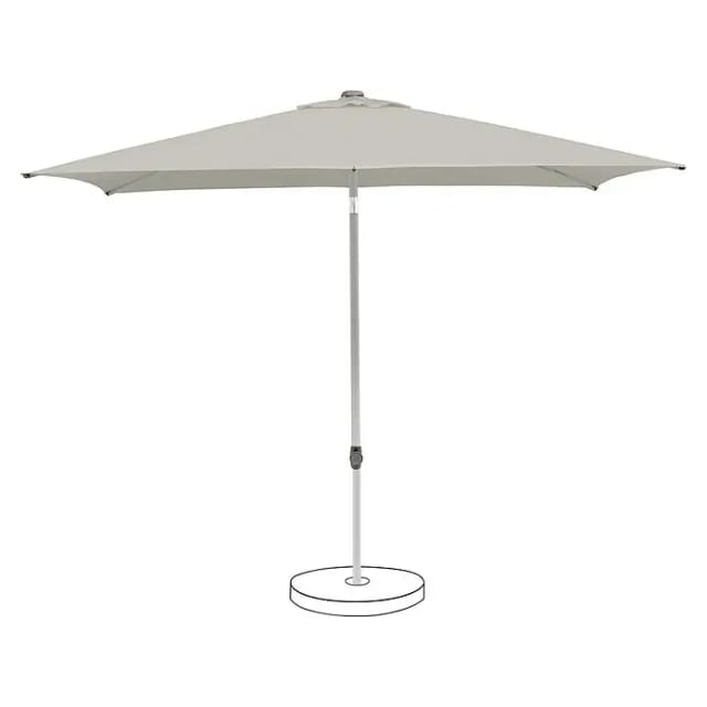 Suncomfort Marktschirm Pop Up (Hellgrau, Bespannungsmaß (L x B): 200 x 250 cm)