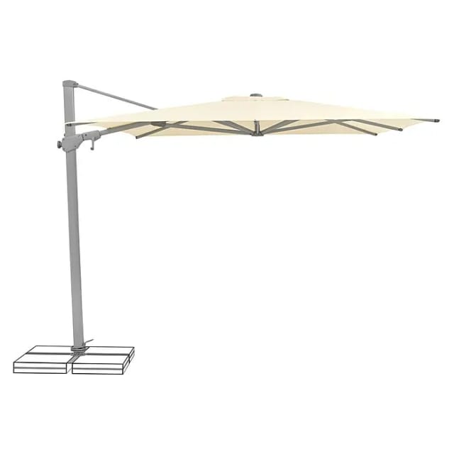 Suncomfort Ampelschirm Varioflex (Ecru, Bespannungsmaß (L x B): 330 x 270 cm)
