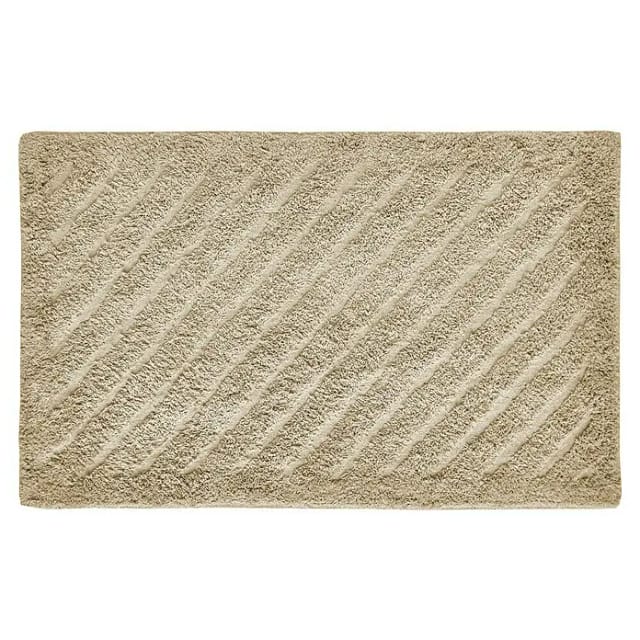 Badteppich Havanna (50 x 80 cm, Beige, Stripe, 80% Baumwolle, 20% Polyester)